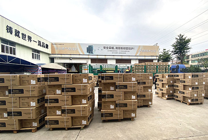 菲思盾壁掛爐發貨