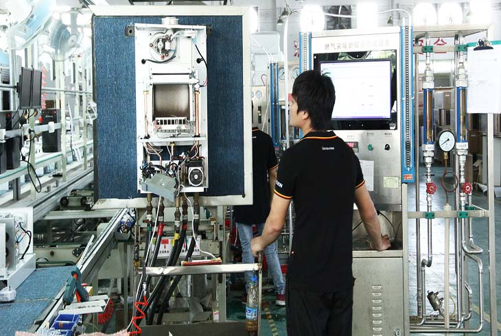 壁掛爐生產設備與檢測設備