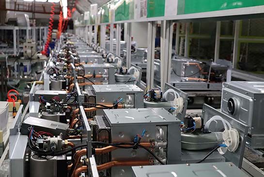 菲思盾壁掛爐生產線